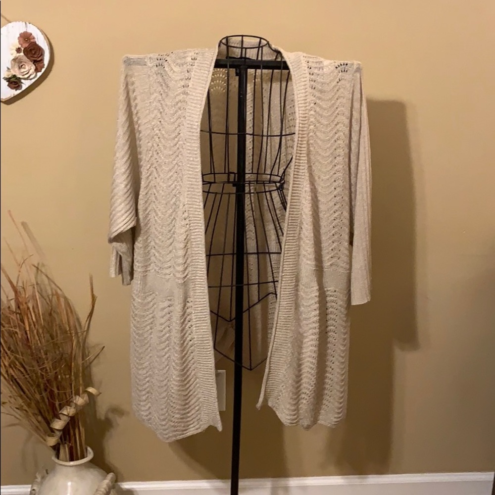 Open front cardigan